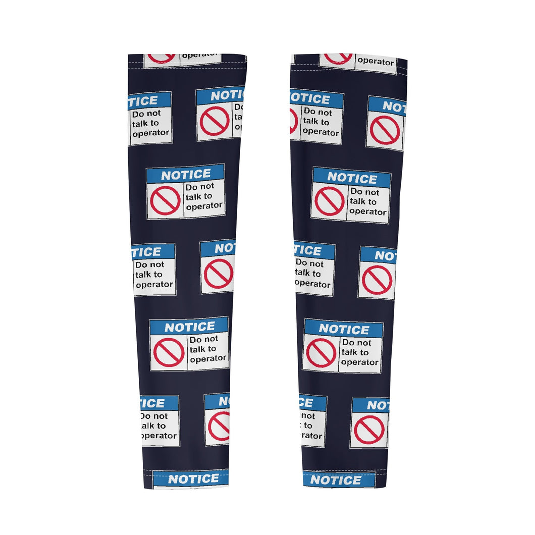 Do Not Talk to Operator Sleeve (navy)