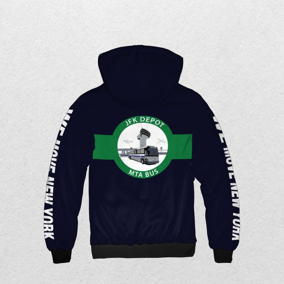 JFK Depot Fleece Zip Hoodie