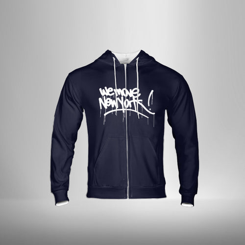 We Move New York Drips Full Zip Hoodie