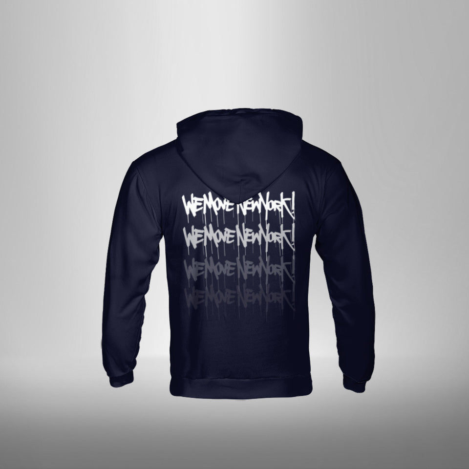 We Move New York Drips Full Zip Hoodie