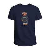 WMNY BEAR Classic T-shirt (navy blue, red)